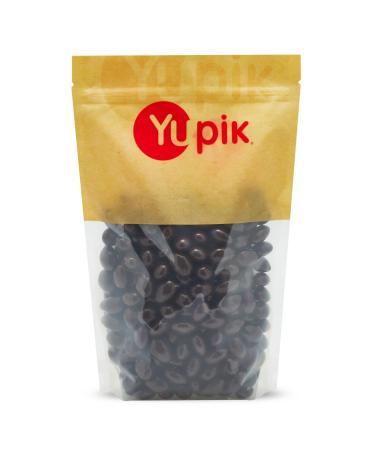 Yupik Sugar Free Dark Chocolate Almonds 1 kg 6 Count Kosher Dark Chocolate Covered Roasted Almonds Nuts Dipped in Chocolate Source of Fiber Crunchy & Smooth Sugar-Free Snacks 1 Kg (Pack Of 6)
