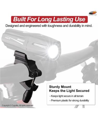 Cygolite Handlebar Mount for Ranger, Metro, and Streak Series Lights | Fits 22-32mm Diameter Bars | Genuine Cygolite Accessory - Buy Online on GoSupps.com
