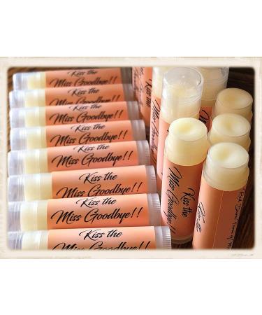 50 KISS THE MISS GOODBYE Vanilla Lip Balms - Perfect Bridal Shower & Bachelorette Party Favors | International Shipping - Buy Online on GoSupps.com
