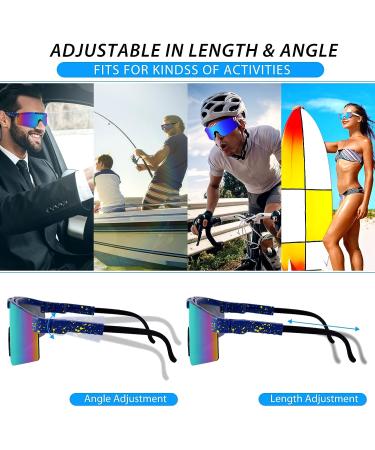 Dlidpher Sport Polarized Sunglasses | UV400 Protection for Men & Women | Outdoor Baseball Riding Fishing Goggles - Buy Online on GoSupps.com