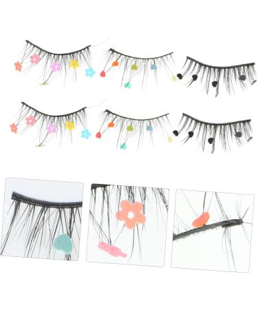 minkissy 6 Pairs Sequin False Eyelashes Colored Lashes Natural False Lashes Colored Eyelashes Fake Lashes Natural Color Lashes Lashes with Pride Makeup Miss Cosplay Cosmetic Imitation - Buy Online on GoSupps.com