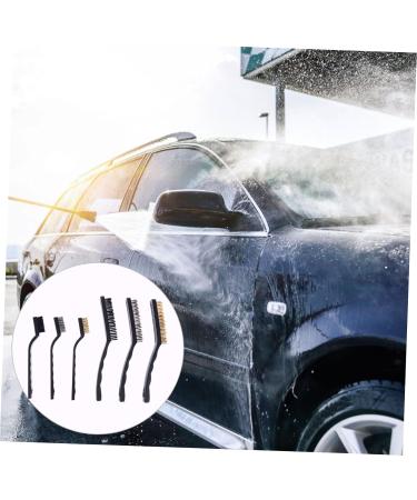 Mobestech 2 Nylon Wire Brush Set - Stainless Steel Cleaning Brushes for Welding Automotive & Antistatic Use - Buy Online on GoSupps.com