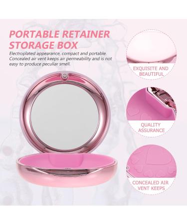 Buy Rose Gold Retainer Case | Portable Dental Mouth Guard & Braces Container Box - International Shipping - Buy Online on GoSupps.com