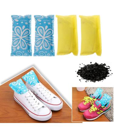 Shoes Deodorizer Bags SZHO 2Pc Shoes Deodorizer Bag Carbon Odor Eliminator Bamboo Charcoal Air Purifiers - Buy Online on GoSupps.com
