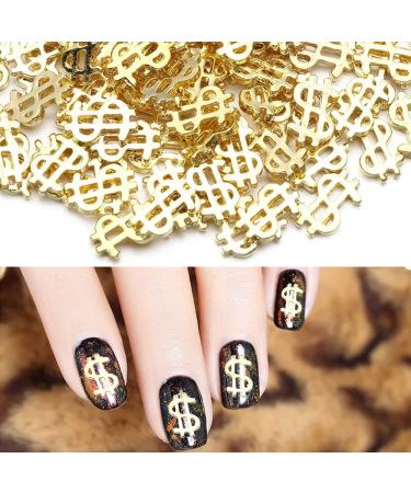 Girl Manicure Tools For Women Nail Charms Nail Accessories Dollar Sign Nail Art Stickers 3D Nail Decals - Buy Online on GoSupps.com
