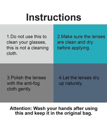 Nano Anti-Fog Wipes - Reusable Cleaning Cloth for Glasses, Goggles, Helmet, Camera Lens (3 Pack) - Buy Online on GoSupps.com