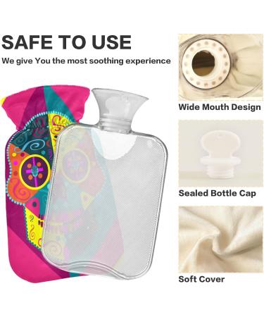 Fun Skull Hot Water Bottle 2L - BAP Free Warm Water Bag for Pain Relief | Perfect for Kids Men & Women - Buy Online on GoSupps.com