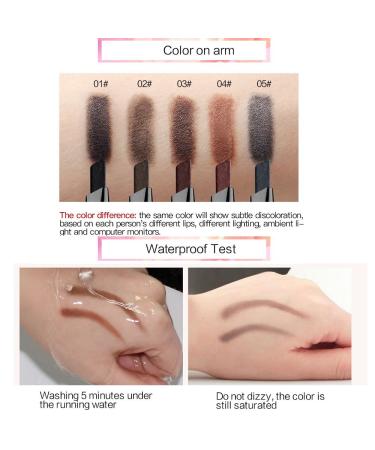 Gray Double Ended Waterproof Eyebrow Pencil - Precision Brow Makeup (Gray 5) | Cruelty-Free - Buy Online on GoSupps.com