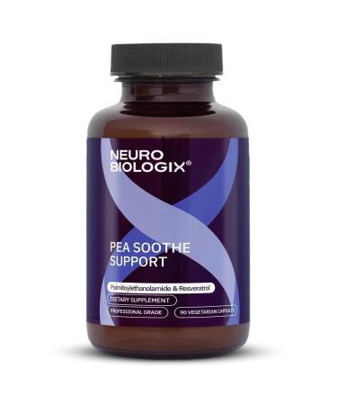 Neurobiologix PEA Soothe Support for Men and Women PEA & Resveratrol Formula for Comfort Mobility Nerve Health & Muscle Recovery Gluten Free Non GMO Vegan Capsules 90 Count