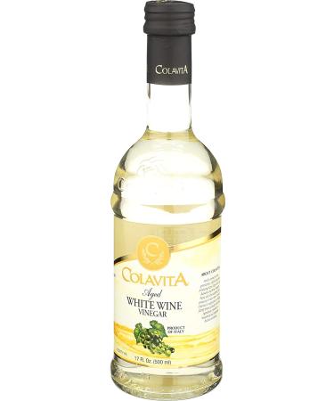 Colavita Aged White Wine Vinegar - 17 fl. oz. | Premium Flavor for Cooking & Dressing - Buy Online on GoSupps.com
