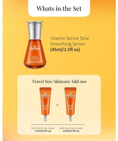 Vitamin Serine Serum Set (3 Pieces) - Lightweight Ampoule for Radiant Skin | Korean Skincare by LG Beauty - Vitamin C B3 & Hyaluronic Acid - Buy Online on GoSupps.com