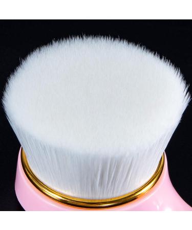 Beomeen 2 Pack Soft Bristle Facial Cleansing Brush - Deep Pore Exfoliation and Skincare Massage - Pink+Off White - Buy Online on GoSupps.com