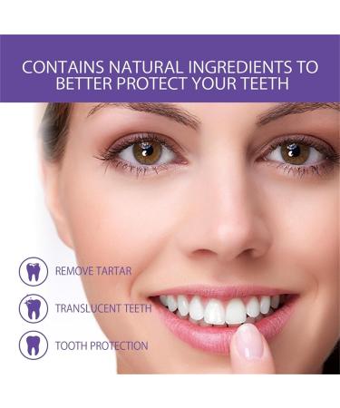 Purple Toothpaste for Teeth Whitening | Color Corrector Foam & Stain Removal | Boost Oral Health & Gum Repair - Buy Online on GoSupps.com