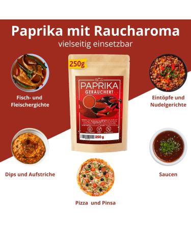 Buy Smoked Paprika Powder (Sweet) 250g - Vegan & Gluten-Free | Premium Quality Spice for International Shipping - Buy Online on GoSupps.com