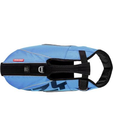 Ezydog Premium Dog Life Jacket - DFD X2 Canine Vest for Small Medium & Large Dogs - Blue L - Ideal Rescue Vest with Handle - Buy Online on GoSupps.com