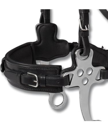 WALDHAUSEN X-Line Hackamore Bridle - Black Warmblood Full | Premium Equestrian Gear | International Shipping - Buy Online on GoSupps.com