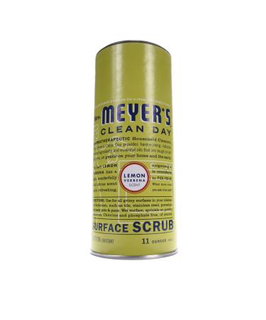 Multi-Surface Scrub, Non-Scratch Powder Cleaner, Removes Grime on Kitchen and Bathroom Surfaces, Lemon Verbena, 11 oz, Mrs. Meyer's