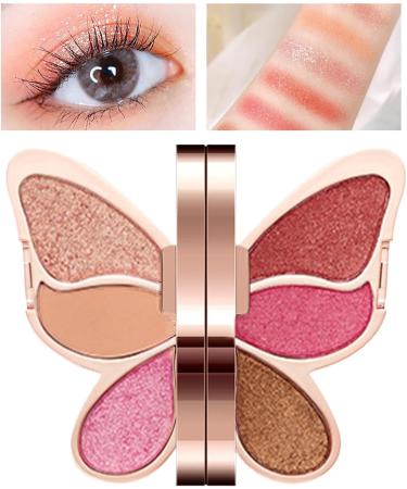 Eye Makeup Palette 6 couleurs Eyeshadow Waterproof Eye Shadow Matte Shimmer Palette Waterproof and Highly Pigmented Makeup Eyeshadow Palette with 6 Vibrant Colors Perfect for Women and Girls - Buy Online on GoSupps.com