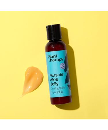 Plant Therapy Muscle Aloe Jelly 4 oz Cooling & Warming Aloe Gel with Essential Oils for Post-Workout Muscle Comfort Massage & Aromatherapy 4 Fl Oz (Pack of 1) - Buy Online on GoSupps.com