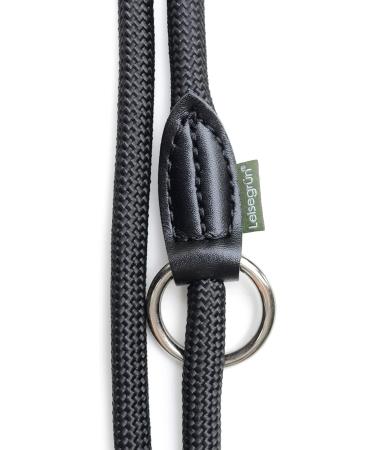 Leitengr n Dog Leash Derby | 2m Adjustable Nylon Leash for Medium to Large Dogs | Classic Black Dark Dove | Durable & Flexible Design - Buy Online on GoSupps.com