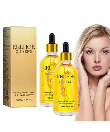 3.4 FL OZ Ginseng & Niacinamide Facial Essence - Anti - Wrinkle and Moisturizing Serum (100ml)