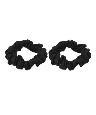 Navaris Silk Hair Scrunchies - 2-Pack Hair Ties & Bands for Ponytails & Braids - Best Hair Accessories for Women - Buy Online on GoSupps.com