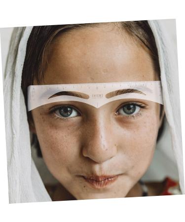  SOESFOUFU 50 Eyebrow Stencils Measuring Ruler Practical Kit for Accurate Eyebrow Mapping - Buy Online on GoSupps.com