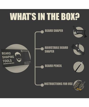 K-Brands Beard Shaper Tool Kit - Premium Beard Styling and Edging Set for Men - Buy Online on GoSupps.com