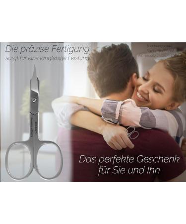 Nail Scissors with Tower Tip | Solingen Made in Germany | Extra Sharp Stainless Steel Manicure Scissors for Fingernails & Toenails - Buy Online on GoSupps.com