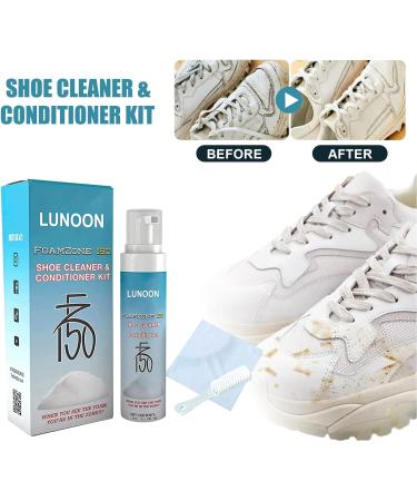 Mashin Fz150 Shoe Cleaner | Foamzone 150 Shoe Cleaner | Foamzone 150 Shoe Cleaner Kit for White Shoes | Remove Stain Dirt and Grime | FoamZone 150 Shoe Cleaner & Conditioner Kit 1pcs - Buy Online on GoSupps.com