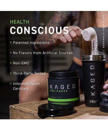 KAGED MUSCLE Pre Workout Powder for Men & Women - Intense Energy, Focus & Pumps - Fruit Punch Flavor - 20 Servings - Buy Online on GoSupps.com