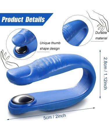 Acupressure Hand Pressure Point Clips for Migraine Relief and Muscle Pain Alleviation (Green/Blue) - Set of 8 - Buy Online on GoSupps.com