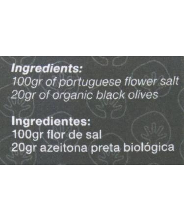 Hands on Earth Flavoured Flower Salt with Black Olives - Seasoning Salads 120g - Buy Online on GoSupps.com