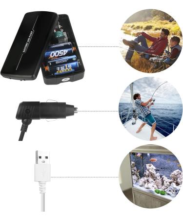 No.17 Mini Aquarium Air Pump - Adjustable 1-2W Ultra Quiet USB Charger - Ideal for Outdoor Fishing & Ventilation - Buy Online on GoSupps.com