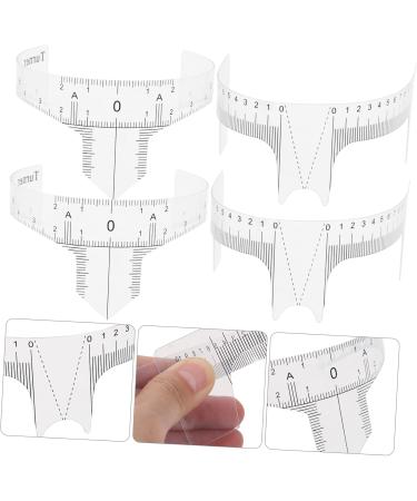 Ipetboom 10pcs Eyebrow Design Ruler Eyebrow Ruler Tool Nose Bridge Measuring Ruler Cosmetic Auxiliary Tool - Buy Online on GoSupps.com