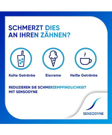 Sensodyne Sensitive Fluoride Toothpaste 75ml - Best Daily Toothpaste for Sensitive Teeth - Shop Now Internationally - Buy Online on GoSupps.com
