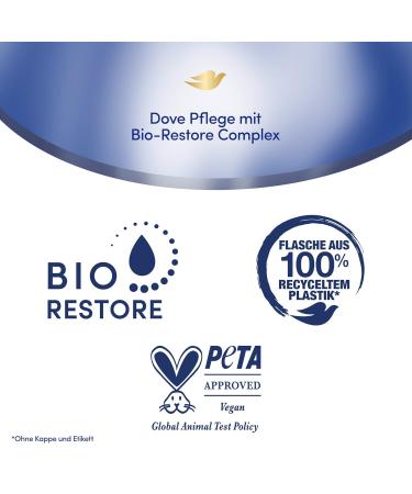 Dove Shampoo Intensive Repair 250ml - Smart Repair System for Damaged Hair (6 Pack) | International Shipping Available - Buy Online on GoSupps.com