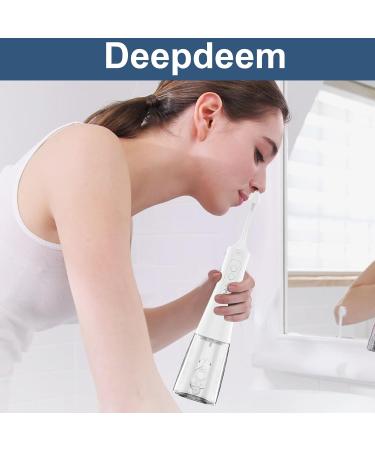 Deepdeem Cordless Pulsating Electric Nasal Irrigator Dual Speed Sinus Relief & Nasal Care Device for Adults & Kids Includes 30 Premixed Packets + 6 Adjustable Tips Portable Home & Travel Use - Buy Online on GoSupps.com