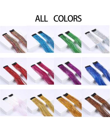 Hair Extensions Clip In Hair Extensions Colored Hair Extensions 22Inch Straight Color Clip in on Hair Extension Rainbow Party Highlights Synthetic Hairpiece for Girls Hair Pieces(5-sancai) 22inches 5-sancai - Buy Online on GoSupps.com