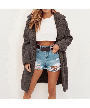 Warm Fleece Plush Jacket for Women - Fluffy Zipper Winter Coat in Variants - Cozy Quilted Cardigan & Trench Coat - Buy Online on GoSupps.com