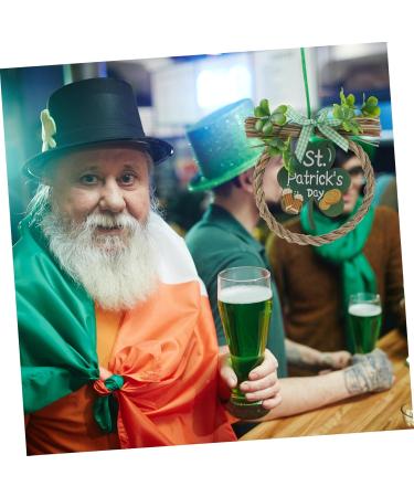 Cabilock Shamrock Wooden Sign Hanging Wall Decoration Front Door - Buy Online on GoSupps.com