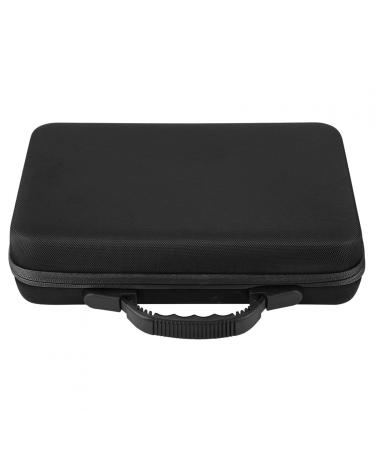 Kudoo Essential Oil Case Shockproof Hard Shell Outdoor Organizer Practical Wear-resistant for Storage(Black)