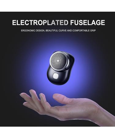 Mini Portable Electric Shaver for Men - USB Rechargeable, Wet & Dry, Pocket Size Razor - Ideal for Home, Car, Travel - Black - Buy Online on GoSupps.com