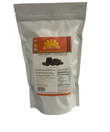 Organic Jaggery Chunks 24 Oz | Untreated Gur | Raw & Wholesome | No SALT or Preservatives Added | No Artificial Flavors 1.5 LB - Buy Online on GoSupps.com