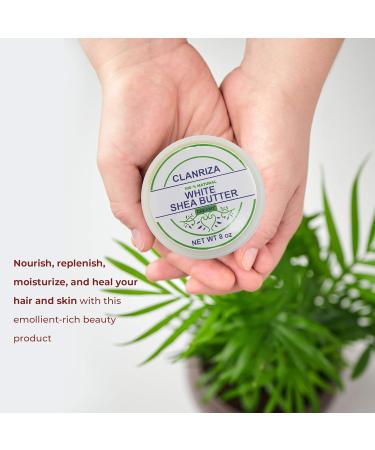 Premium Quality African Shea Butter - Natural Creamy White for Acne-Prone Skin - 8 Oz Jar at Affordable Price - Buy Online on GoSupps.com