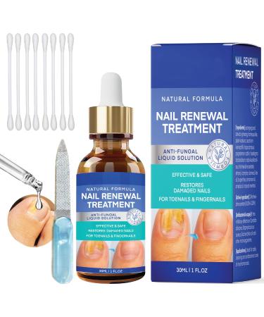 Nail Treatment for Toenail Toe Nail Renewel Extra Strength Nail Repair Solution for Thick Broken Discolored & Damaged Nail(1oz)