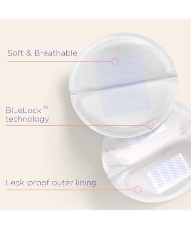 Lansinoh Disposable Breast Pads for nursing breastfeeding mothers essential for hospital bag thin super absorbent layers discreet fit 60 Count ( Pack of 1) 60 Count ( Pack of 1) single - Buy Online on GoSupps.com