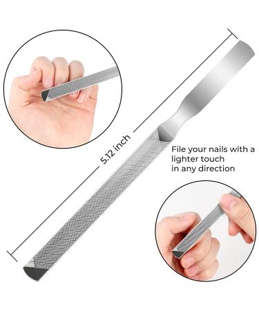 JTIEO 9PCS Toenail Clippers Kit for Thick Nails - Stainless Steel Podiatrist Toenail Clipper Set for Ingrown Toenails - Silver - Buy Online on GoSupps.com