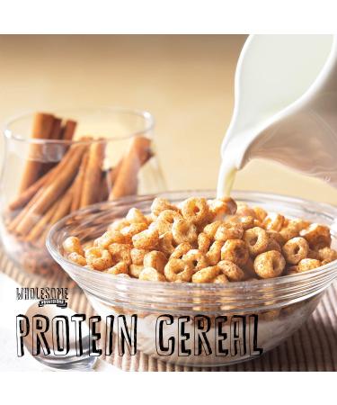 High Protein Low Carb Cereal - 15g Protein, 6g Net Carbs - Cinnamon Flavor - Buy Online on GoSupps.com
